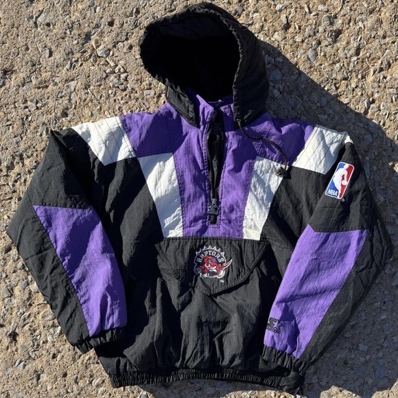 STARTER Other - STARTER Purple and Black NBA Hooded Jacket